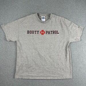Tennessee River Booty Patrol Graphic T-Shirt Mens XL Gray Short Sleeve Humor Tee